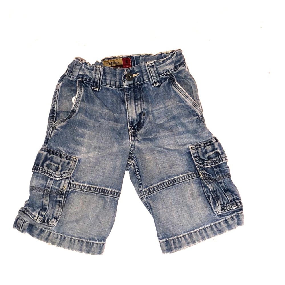Old Navy Boys size 6 cargo jean shorts